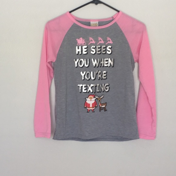 Sweet n Sassy Other - Girls Christmas pajama top Sweet n Sassy Other - Girls Christmas pajama top